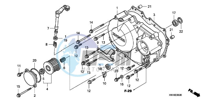 RIGHT CRANKCASE COVER