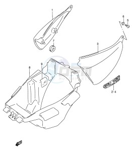 GSX750 (E4) drawing FRAME COVER