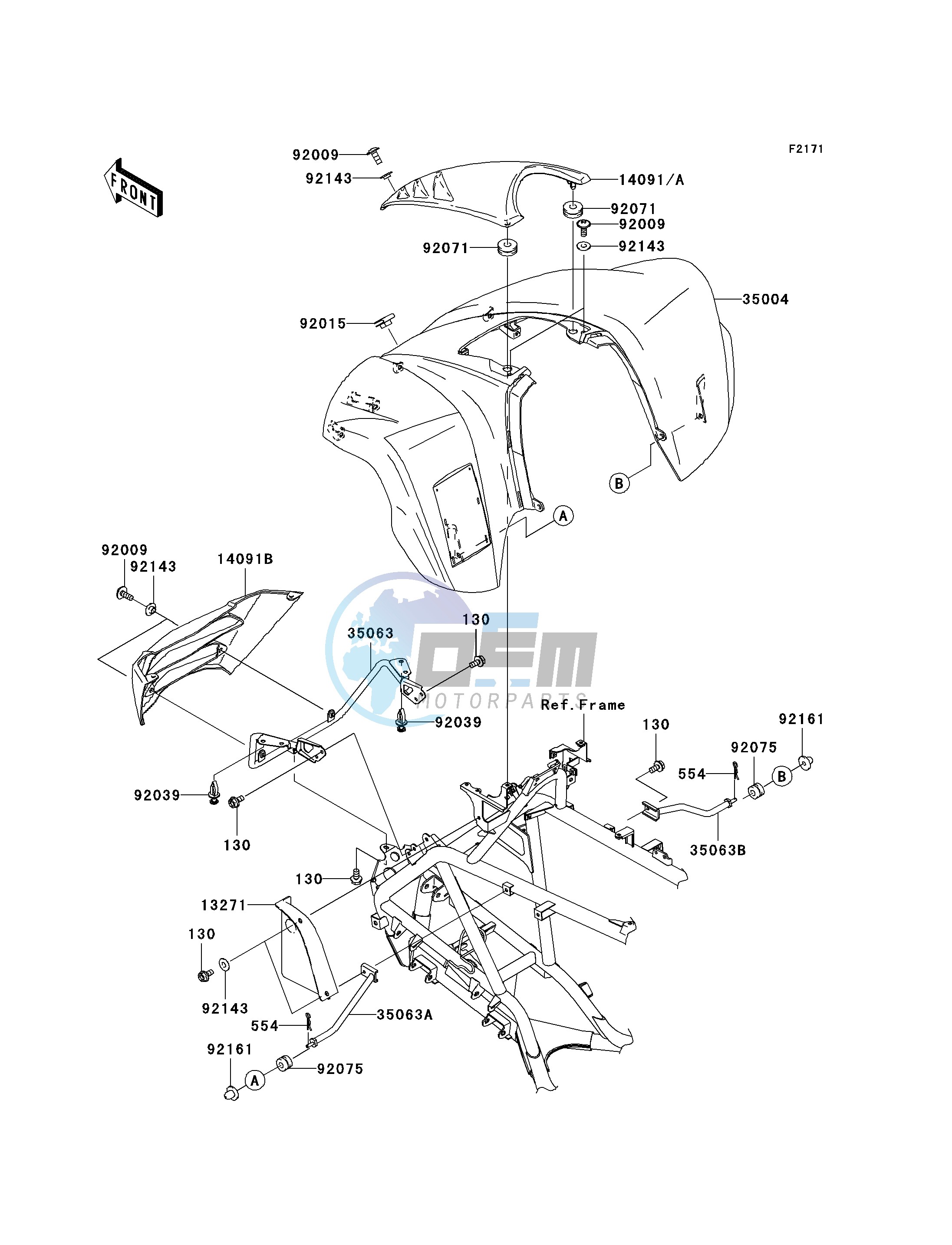 FRONT FENDER-- S- -