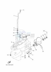 F40JMHD drawing PROPELLER-HOUSING-AND-TRANSMISSION-2