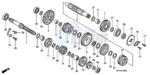 CBR125RWA Korea - (KO) drawing TRANSMISSION