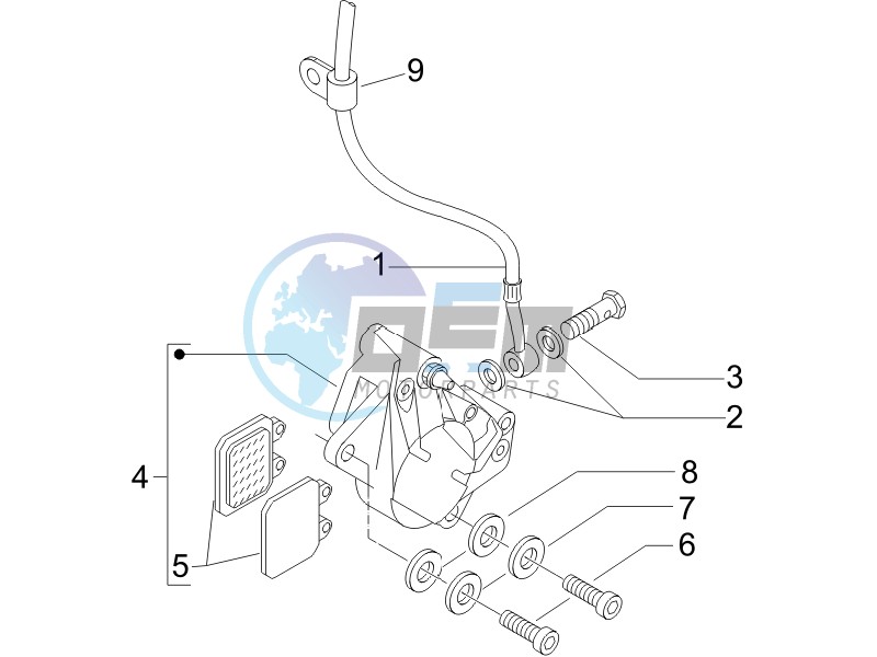 Brakes hose  - Calipers