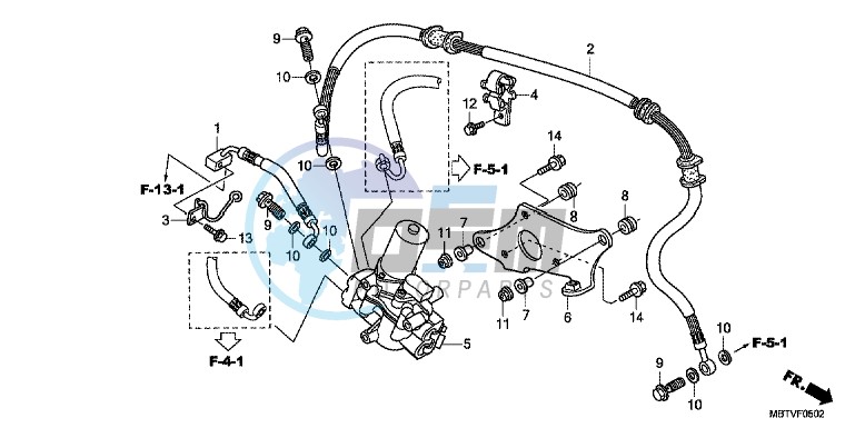 ABS UNIT (FRONT)