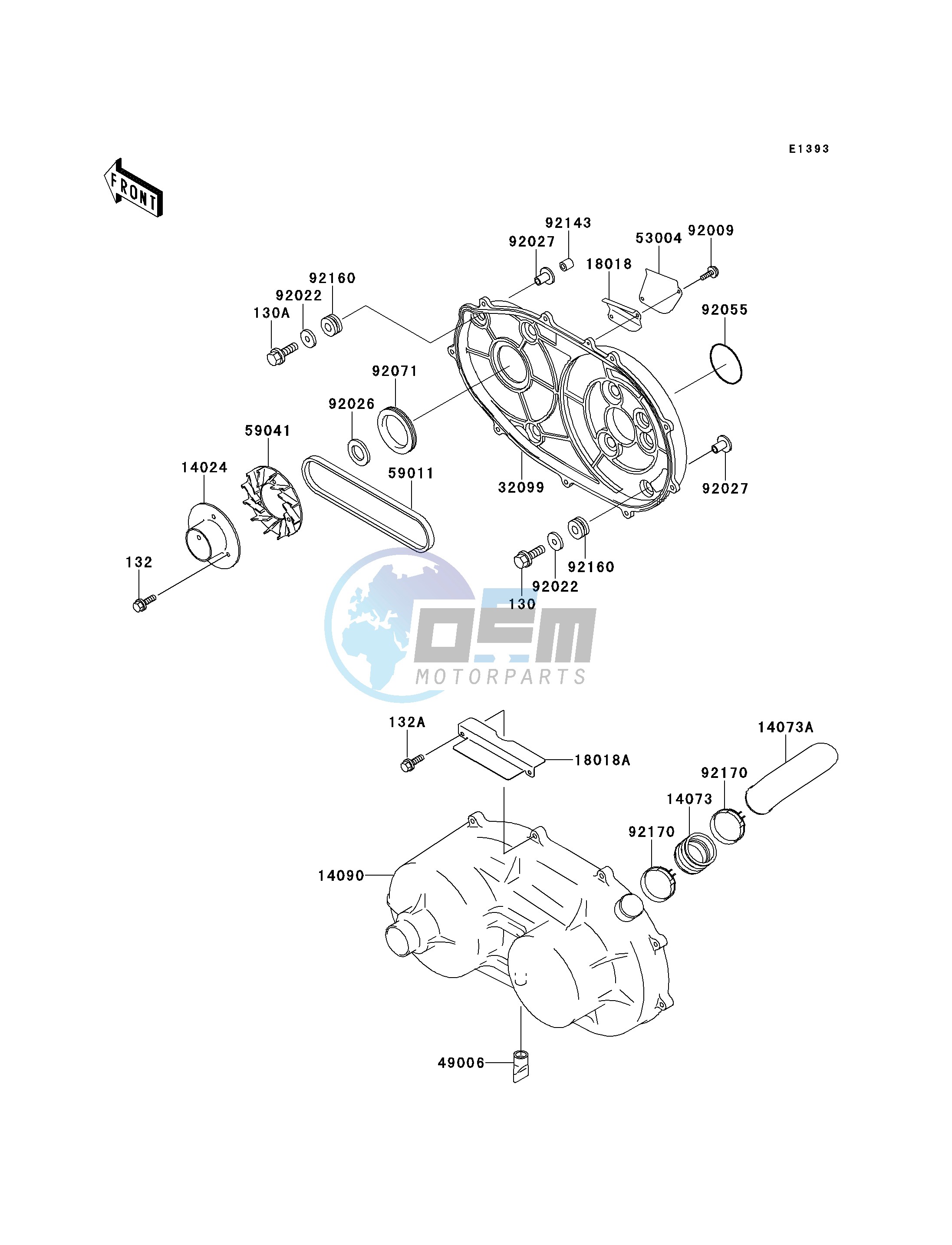 CONVERTER COVER_DRIVE BELT