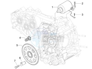 Beverly 250 (USA) USA drawing Starter - Electric starter