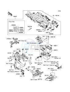 VERSYS KLE650CEF XX (EU ME A(FRICA) drawing Chassis Electrical Equipment