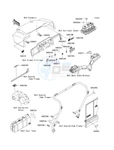 KAF 950 E [MULE 3010 TRANS4X4 DIESEL] (E8F) E8F drawing LABELS