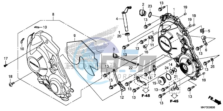 RIGHT CRANKCASE COVER