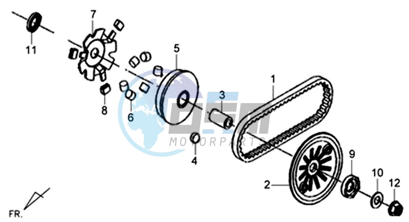 MOVABLE FLANGE / V-BELT