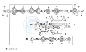 ETV 1000 Capo Nord Capo Nord drawing Gear box selector