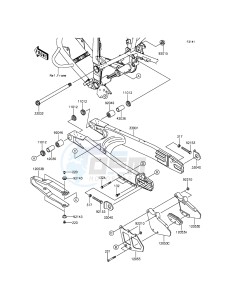 KLX250 KLX250SGF XX (EU ME A(FRICA) drawing Swingarm