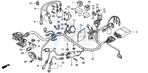 VT750C2 drawing WIRE HARNESS