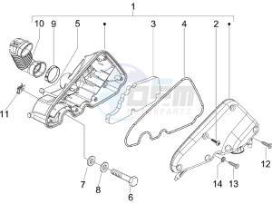 Liberty 50 4t drawing Air filter