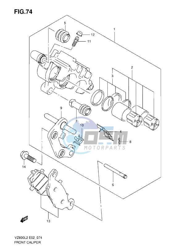 FRONT CALIPER