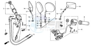 VTX1800C drawing HANDLE SWITCH (VTX1800C2/3/4)