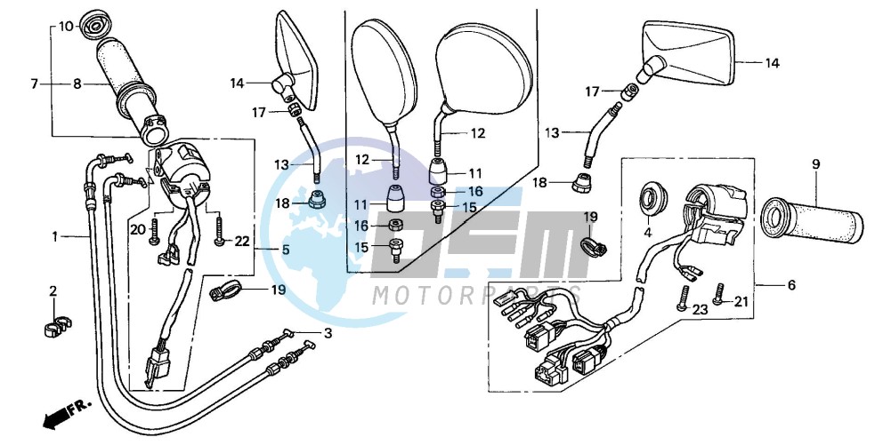 HANDLE SWITCH (VTX1800C2/3/4)