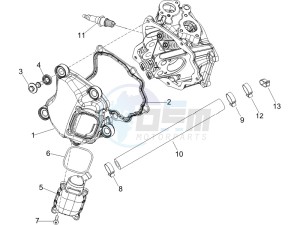 Beverly 250 ie Sport e3 drawing Cylinder head cover