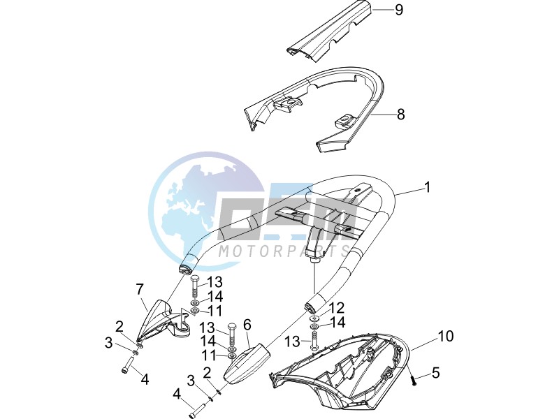 Rear luggage rack