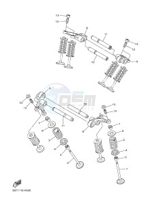 XVS950CU XV950 (1XC1) drawing VALVE