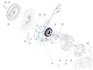 SPRINT 125 4T 3V IE NOABS E2-E3 (APAC) drawing Flywheel magneto