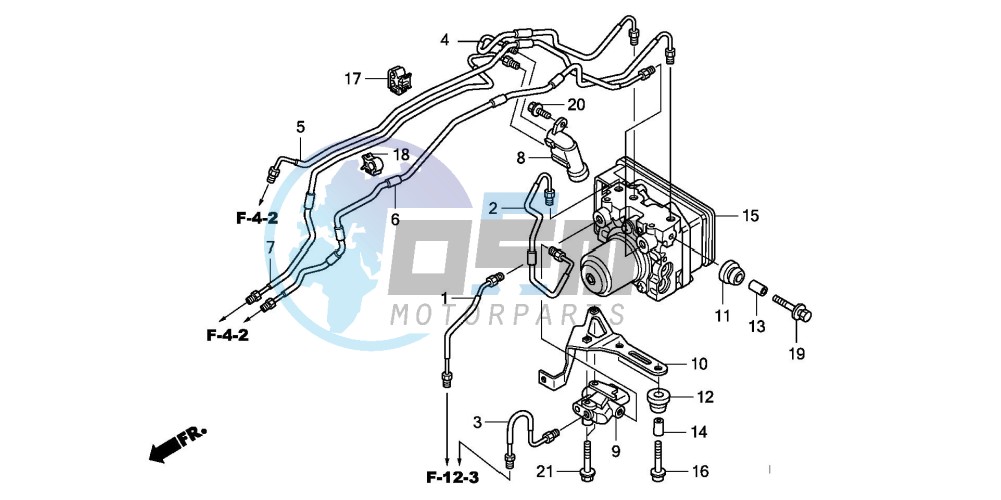 ABS MODULATOR (CBF600SA8/NA8)