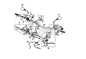 XT R 125 drawing STEERING HANDLE