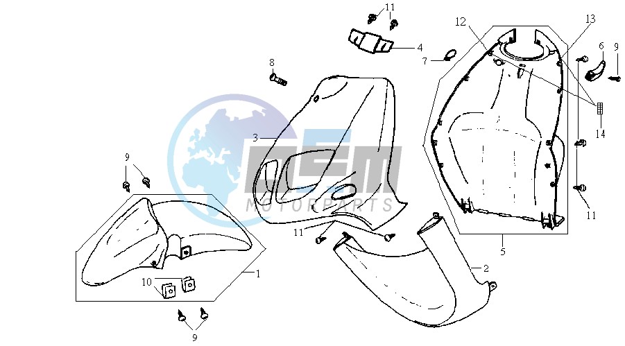 FR PLATE / FRONT FENDER