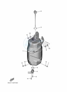 YXF850ES YX85FPSL (BAR2) drawing OIL TANK