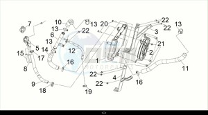 MAXSYM TL 508 (TL50W2-EU) (M2) drawing RADIATOR ASSY. / MAXSYM TL 508 (TL50W2-EU) (M2)