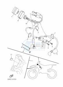 YZ125 (B0V6) drawing ELECTRICAL 1