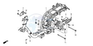 NH80MS drawing FRAME BODY (NH80MDR/MSR)