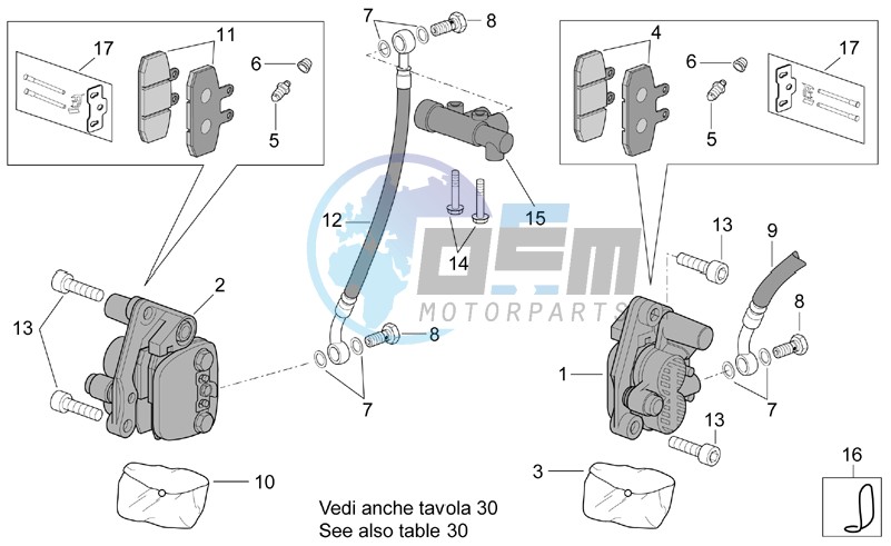 Front brake caliper