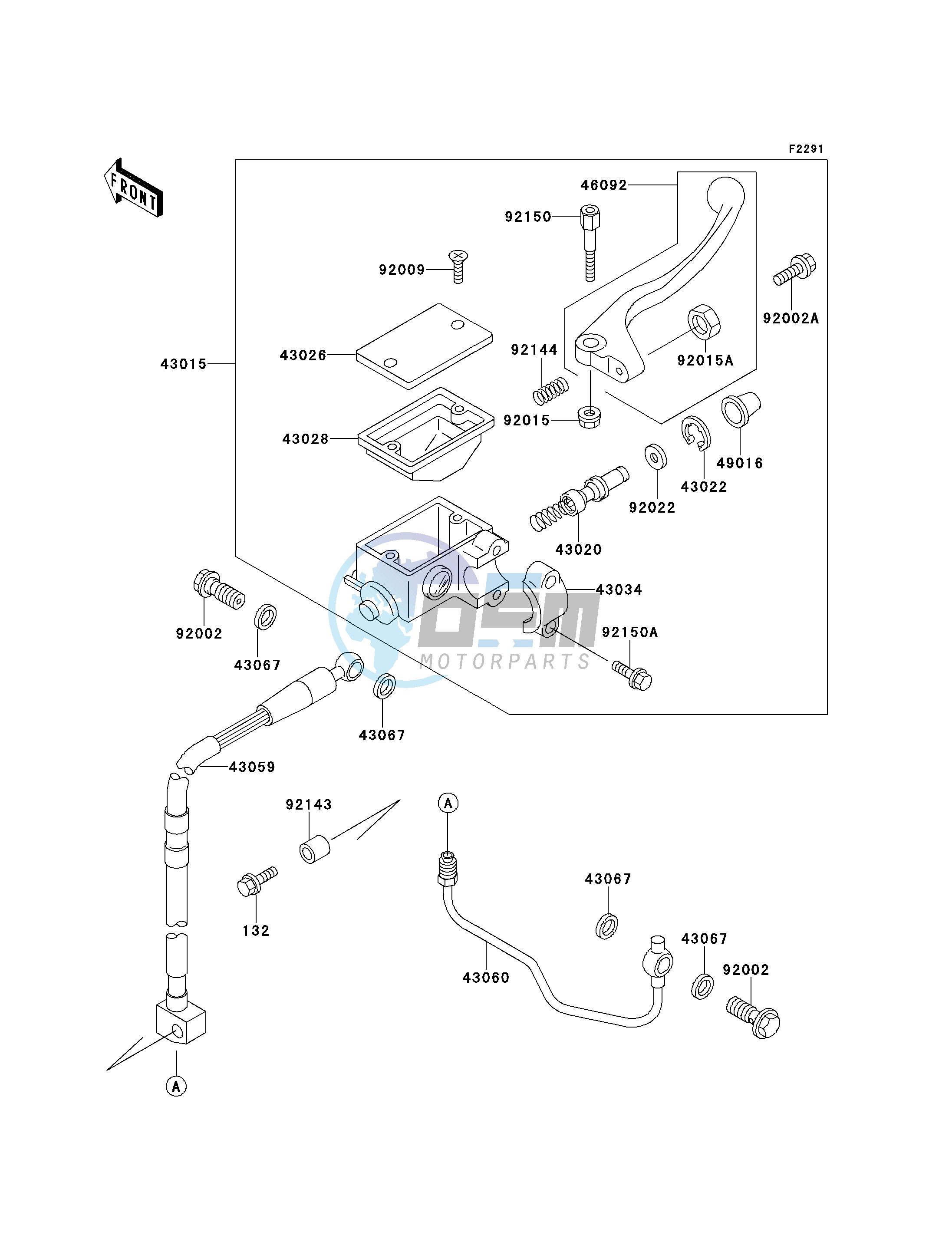 FRONT MASTER CYLINDER