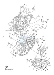 YZ250F (1SME 1SMJ 1SMK 1SML) drawing CRANKCASE