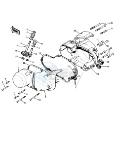 H1 C [MACH III] (-C) 500 [MACH III] drawing ENGINE COVERS -- H1-B- -