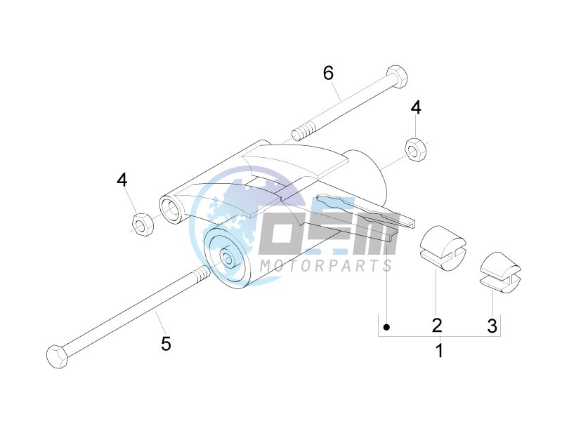 Swinging arm