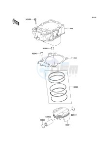 KSF 450 B [KFX450R MONSTER ENERGY] (B8F-B9FB) B9FB drawing CYLINDER_PISTON-- S- -