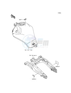 ER-6N ER650EFF XX (EU ME A(FRICA) drawing Labels