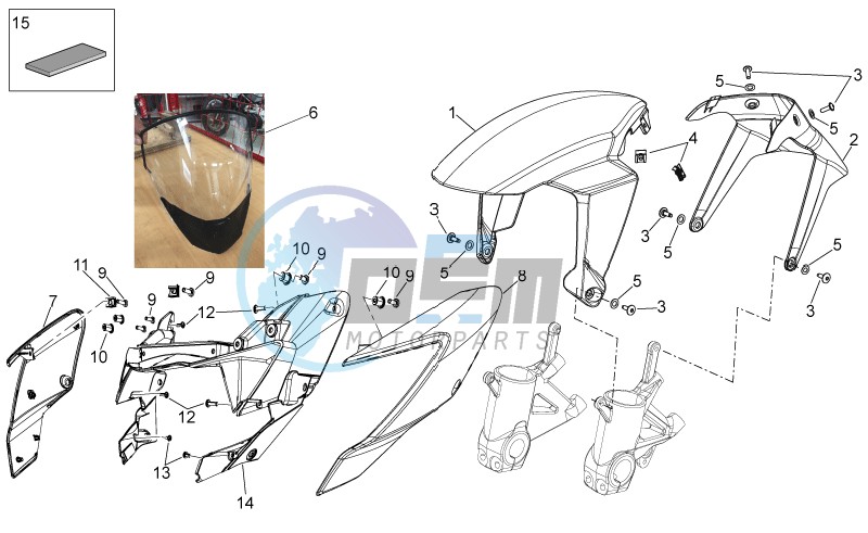 Front body - Front mudguard