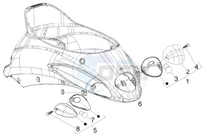 Liberty 50 4t RST drawing Tail light