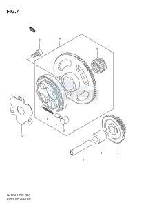 GZ125 (P02) drawing STARTER CLUTCH