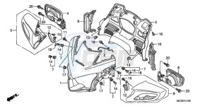 ST13009 Europe Direct - (ED / MME) drawing UPPER COWL