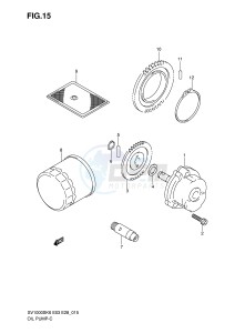 SV1000 (E3-E28) drawing OIL PUMP