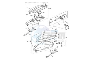 YP R X-MAX 250 drawing TAILLIGHT