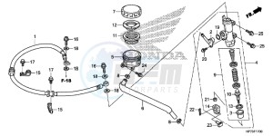 TRX420FPAD TRX420 Europe Direct - (ED) drawing RR. BRAKE MASTER CYLINDER