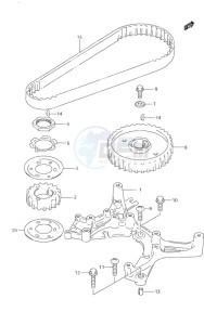 DF 9.9 drawing Timing Belt