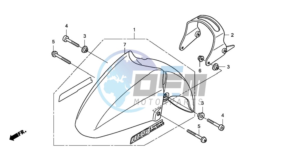 FRONT FENDER (FJS600D7/FJS600A)