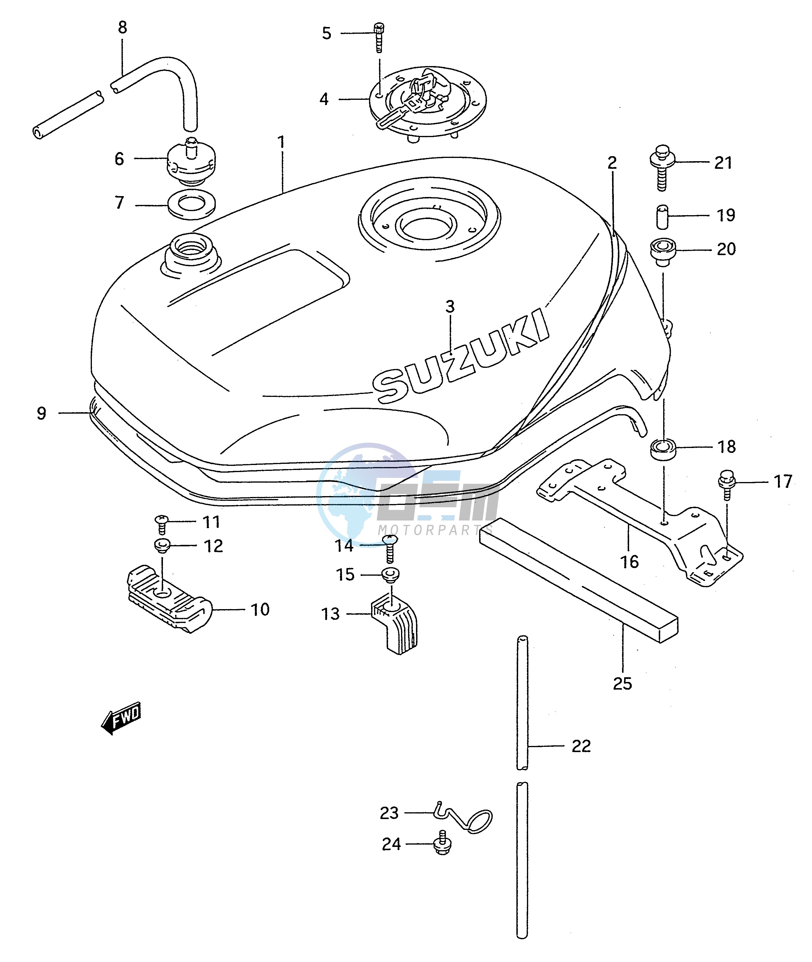 FUEL TANK (MODEL S)