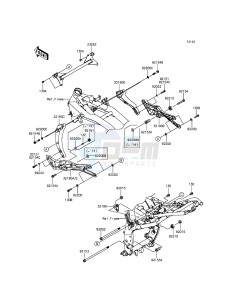 Z800 ZR800AFF FR GB XX (EU ME A(FRICA) drawing Engine Mount