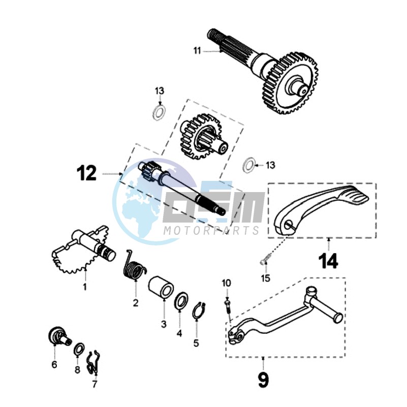 DRIVE SHAFTS / KICKSTARTER